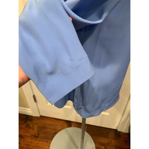 Nanette Lepore Light Blue "Charmeuse Top" Blouse, Size XS, NWT! $348 - Picture 5 of 9